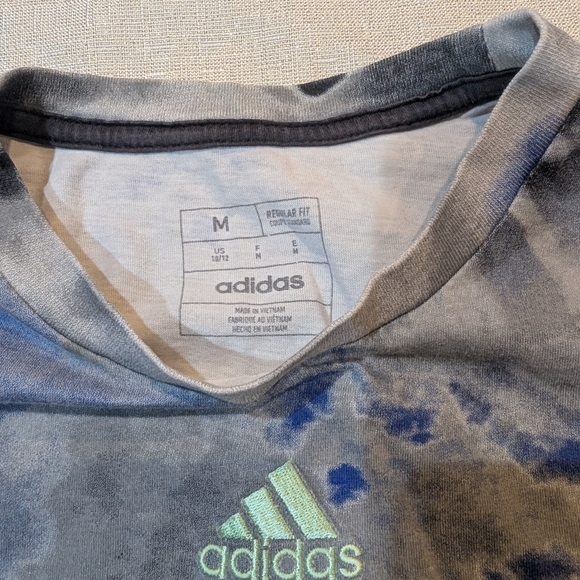 Adidas Tie-Dye Short Sleeve Shirt - Kids - Picture 3 of 4